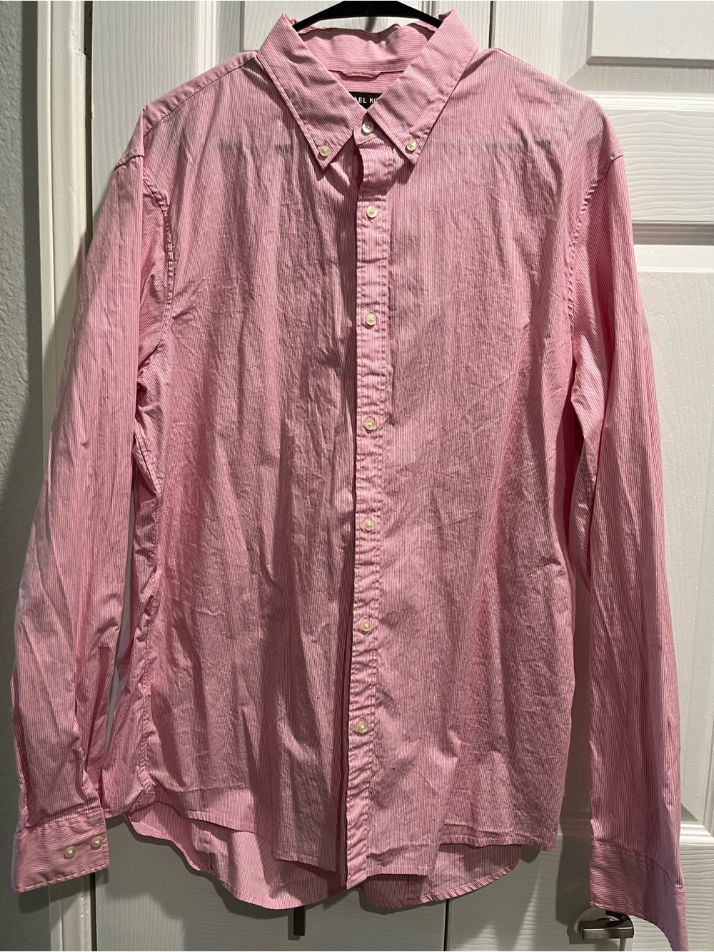 Men's Michael Kors Button-Down Shirt in Light Pink